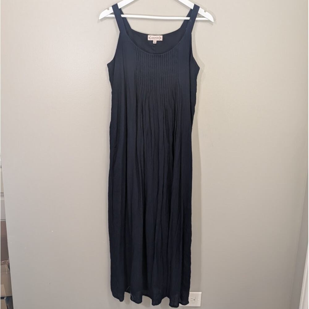 Nanette Lepore Dress Navy Gauze Coastal Breezy Boho - Size 6